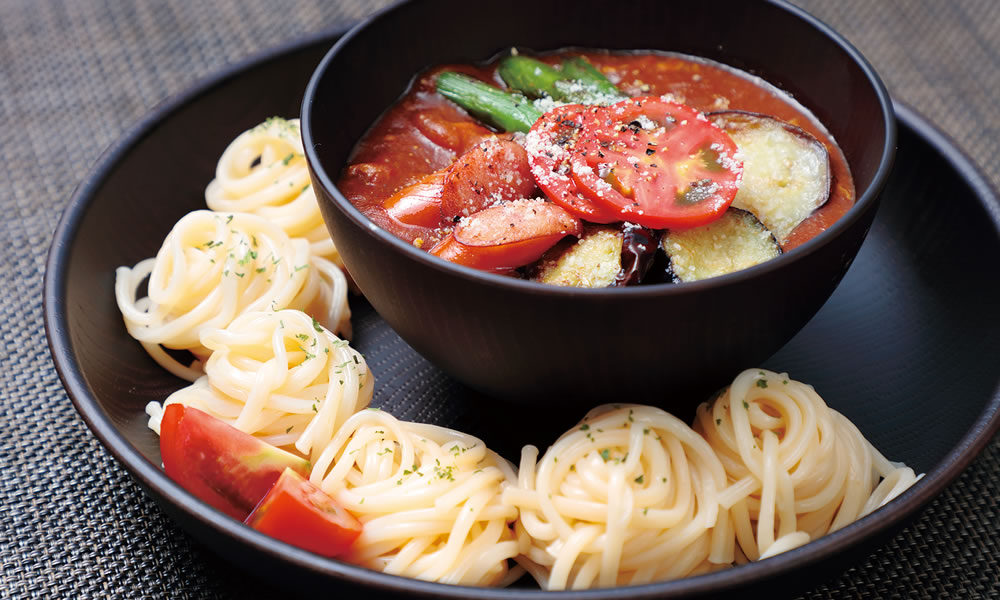 カレーうどん風つけ麺